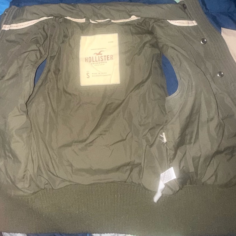 VINTAGE Hollister Olive Green vest
